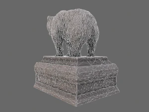 bear statue 3 3D Model