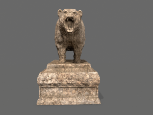 bear statue 6 3Dモデル