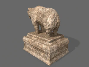 bear statue 6 3D Model