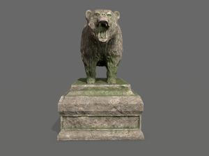 bear statue 8 3D Model