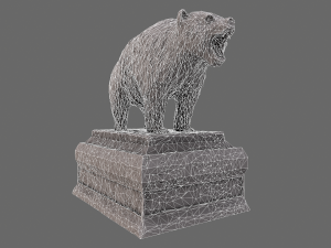bear statue 8 3D Model