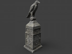 eagle statue 3D Model