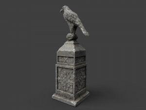 eagle statue 3D Model