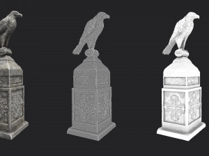 eagle statue 3D Model