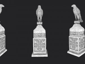 eagle statue 3D Model
