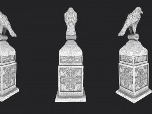 eagle statue 3D Model