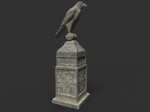 eagle statue 3 3D Model