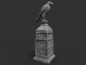 eagle statue 4 3D Model