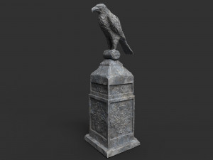 eagle statue 4 3Dモデル