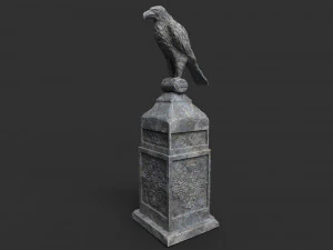 eagle statue 4 3D Model