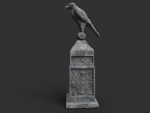 eagle statue 4 3Dモデル