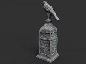 eagle statue 4 3Dモデル