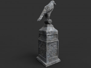 eagle statue 4 3Dモデル