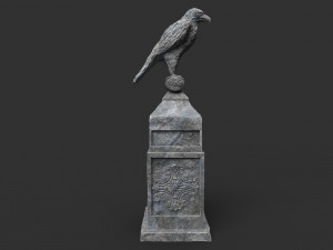 eagle statue 4 3Dモデル