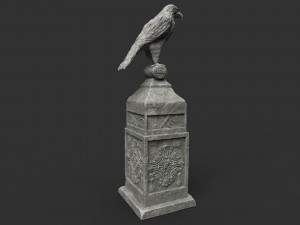eagle statue 5 Modello 3D
