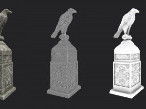 eagle statue 5 Modello 3D