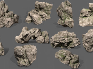 rock collection 017 3D Model