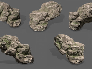 rock collection 017 3D 모델