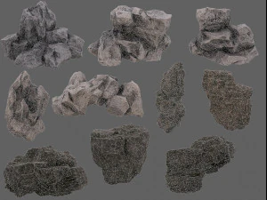 rock collection 017 3D Model