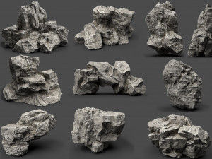 rock collection 018 3D Model