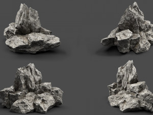 rock collection 018 3D Model