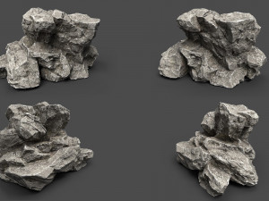 rock collection 018 3D Model