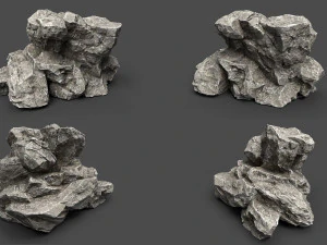 rock collection 018 3D Model