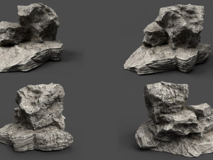 rock collection 018 3D Model
