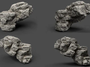 rock collection 018 3D Model