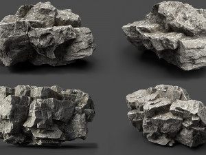 rock collection 018 3D Model