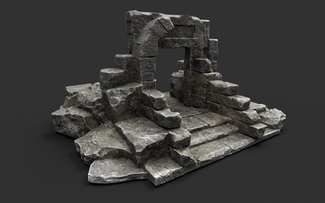 gate Modello 3D .c4d .max .obj .3ds .fbx .stl .blend 