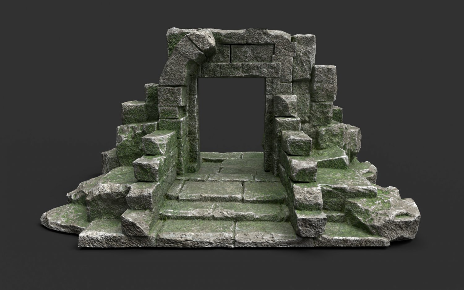 Gate 3d model. Ancient Gates. Hermetic Gate 3d model.