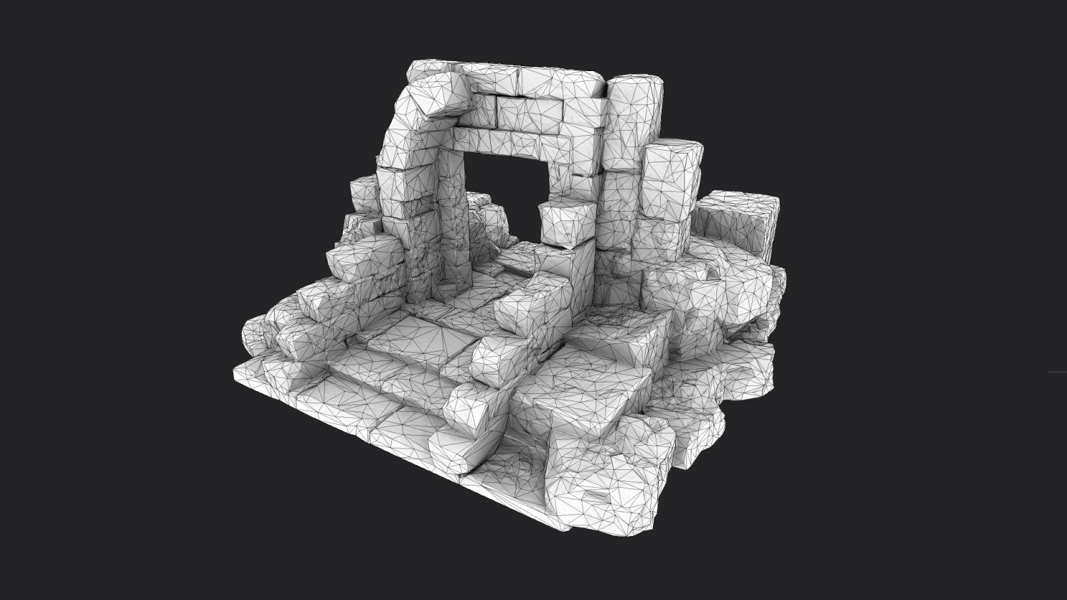 Gate 3d model. Hermetic Gate 3d model.