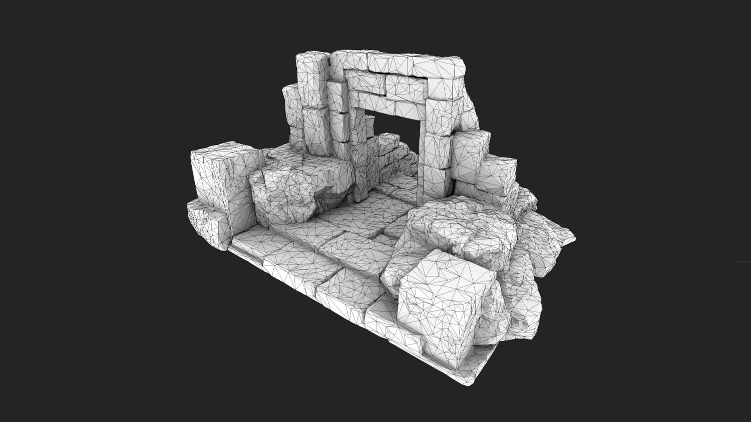 Gate 3d model. Hermetic Gate 3d model.