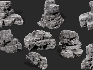 ロックコレクション019 3Dモデル