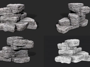 rock collection 019 3D Model