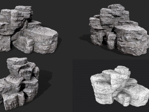 rock collection 019 3D Модель