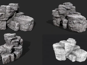 rock collection 019 3D Model