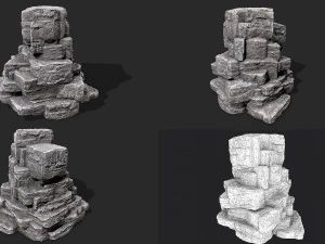 rock collection 019 3D Model