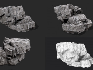 rock collection 019 3D Модель