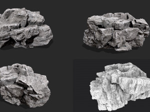 rock collection 019 3D Модель