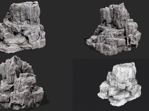 rock collection 019 3D Модель