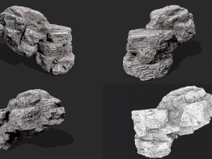 rock collection 019 3D Модель