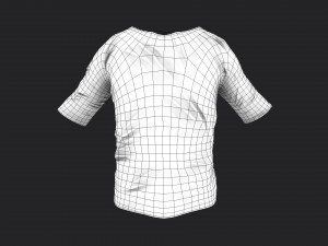 old dirty t-shirt Modelo 3D