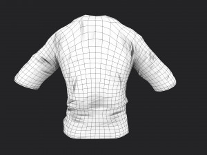 old dirty t-shirt Modelo 3D