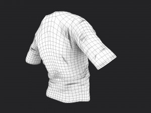 old dirty t-shirt Modelo 3D