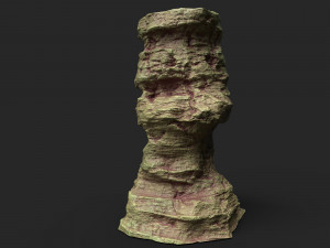 desert cliff 21-1 3D Model