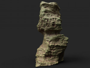 desert cliff 21-1 3D Model