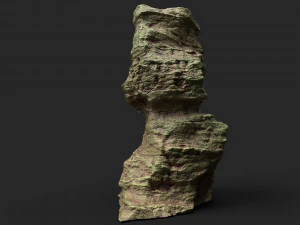 desert cliff 21-1 3D Model