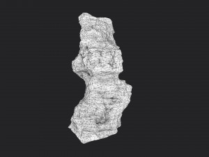 desert cliff 21-1 3D Model